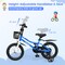 Kids Balance Bike with Adjustable Handbrake and Saddle Height Carbon Steel Frame